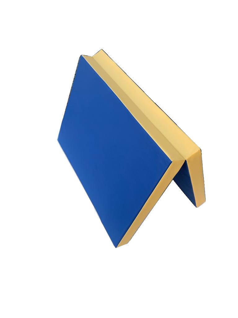 Turnmatte klappbar für Kinder und Erwachsene – hochwertige Gymnastikmatte mit Kunstlederbezug